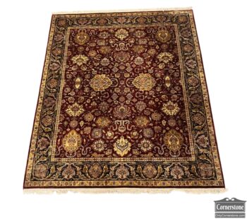 5005-1979-Wool Hand Knotted Indo Rug