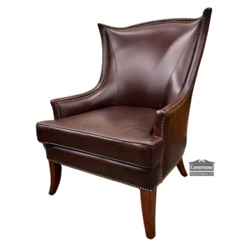 5005-2224-Leather Wing Chair