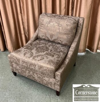 5005-33-Baker Occasional Chair Silk Damask