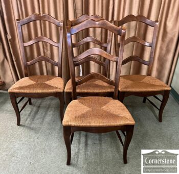 5010-118-Set of 4 Ladderback Chairs