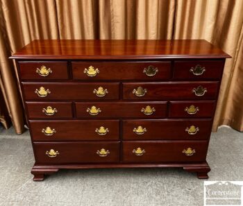5010-265-Solid Cherry Chippendale Master Dresser