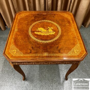 5010-279W-Inlaid Game Table