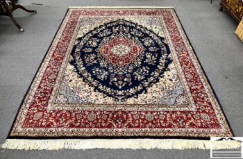 5020-1075-Wool Hand Knotted Indo Room Size Rug