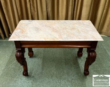5020-1130-Marble Top Hall Table