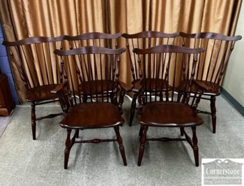 5020-1159-Set of 6 Hitchcock Windsor Chairs