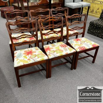 5020-1225-Set of 6 Ladderback Chairs