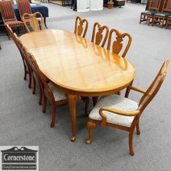 5020-1254-Sumter QA Oval Dining Tbl 8 Chairs