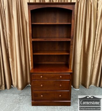 5020-1294-EA Bookcase with Drawers Below