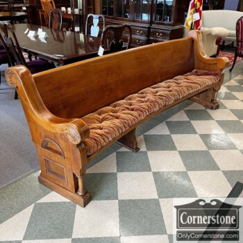 5020-1303-Vintage Church Pew