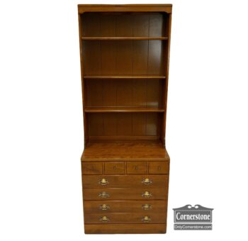 5020-1395-EA Bookcase with Drawers Below