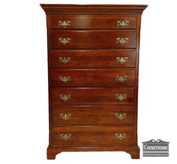 5020-1424-Cresent Cherry Tall Chest