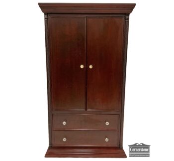 5020-1526-Armoire with Glass Pulls