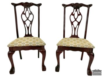 5020-1528-Pr of Chippendale Chairs