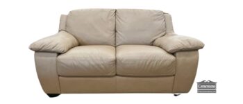 5020-1676-Italsofa Beige Leather Loveseat