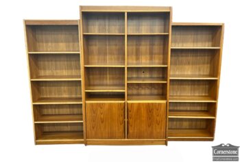 5020-1685-3pc Bookcase Unit w Cabinets