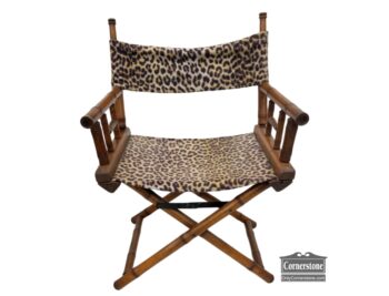 5020-1724-Cheetah Print Director's Chair