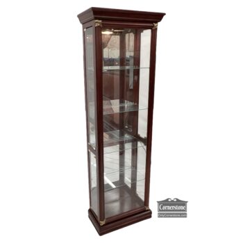 5020-1771-Tall Narrow Curio Cabinet