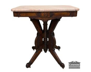 5020-1882-Marble Top Accent Table