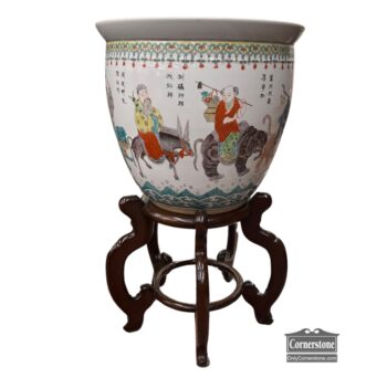 5020-1896-Chinese Planter with Stand