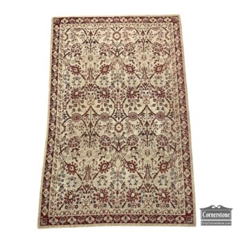 5020-1972-Red and Tan Area Rug