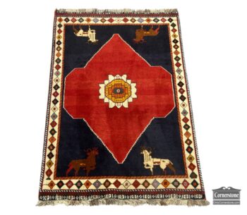 5020-1986-Wool Hand Knotted Shiraz Rug