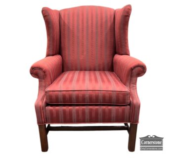 5020-2000-EA Wing Chair Red Fabric