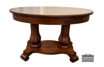 5020-2054-Vintage Oval Hall Table