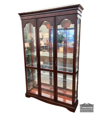 5020-2070-Reinisch Tall Wide Curio Cabinet