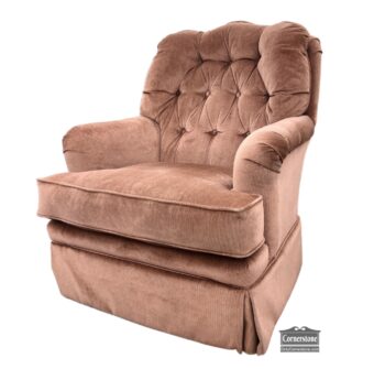 5020-2085-La-Z-Boy Tufted Swivel Chair