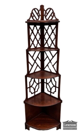 5020-2120-Corner Display Shelf Etagere