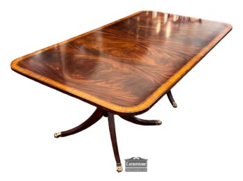 5020-2267-Maitland Smith Pedestal Table 2LVS
