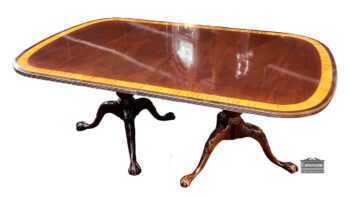 5020-2389-EA Banded Pedestal Table