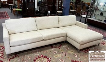 5020-313-Off White Contemp Sectional Sofa 2