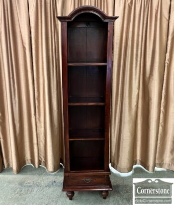 5020-860-Tall Narrow Rustic Bookcase