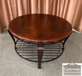 5020-93-Hammered Copper Coffee Table