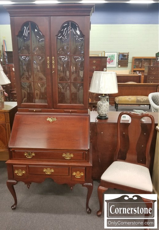 Jasper Cherry Secretary Desk With Chair Baltimore Maryland Jasper Cherry Secretary Desk With Chair Sold
