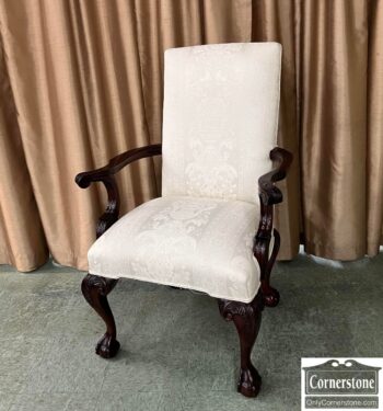 6015-36-White Uph Arm Chair