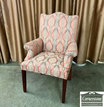 6015-38-Pink Uph Arm Chair