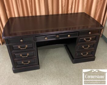7626-832-Sligh Leather Top Exec Desk