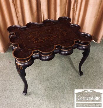 7650-2-Black Coffee Table Gold Decoration