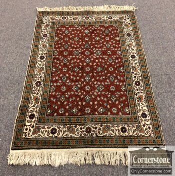 7749-23-Small Wool Hand Knotted Area Rug