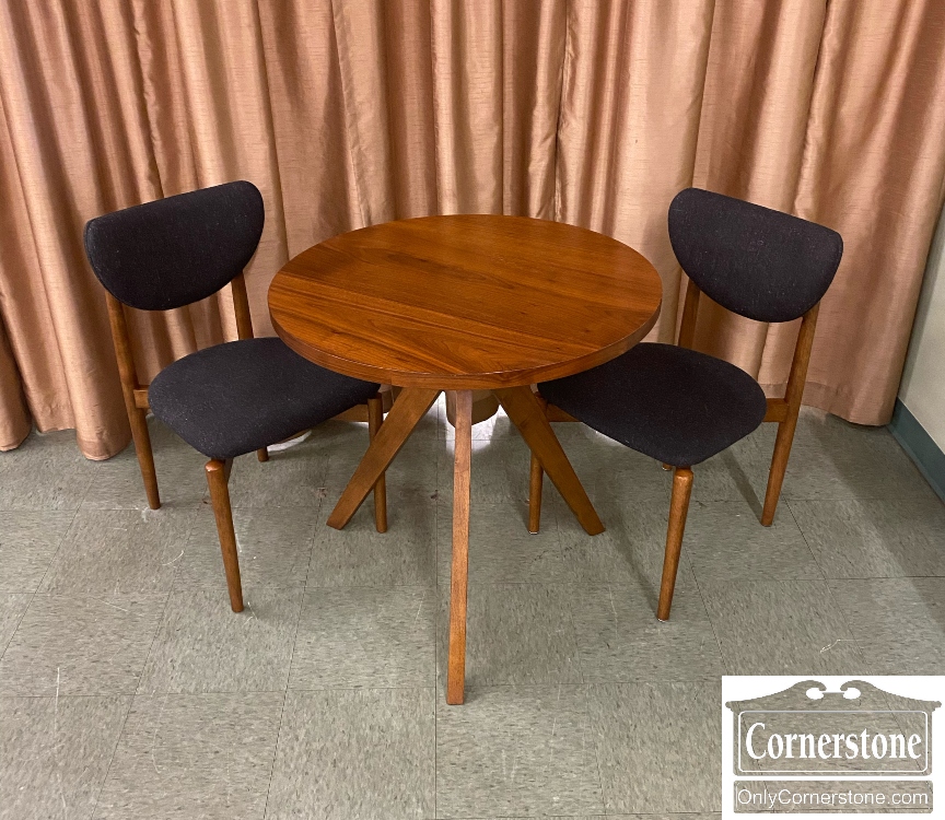 West Elm Mid Century Modern Round Table And 2 Chairs Baltimore Maryland Furniture Store Cornerstone