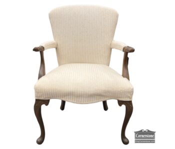 7917-27-Off White Arm Chair