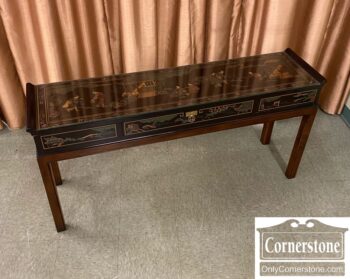 Drexel Chinoisserie Sofa/Wall Table