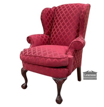 7941-14-Statesvill Damask Wing Chair