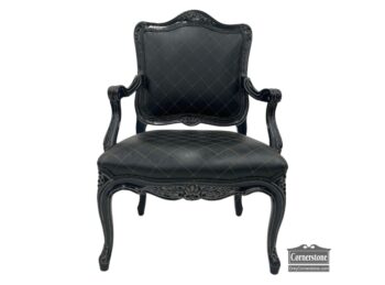 7976-17-Lambert French Style Leather Arm Chair