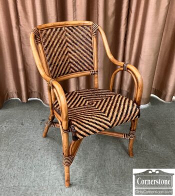 7994-5-Bamboo and Rattan Arm Chair