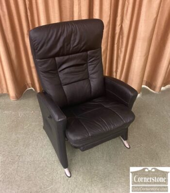 8001-8-Blk Faux Leath Varitilt Chair