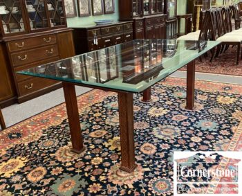 8123-9-Glass Top Dining Table