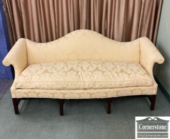 8447-3-Century Chipp Damask Camelback Sofa